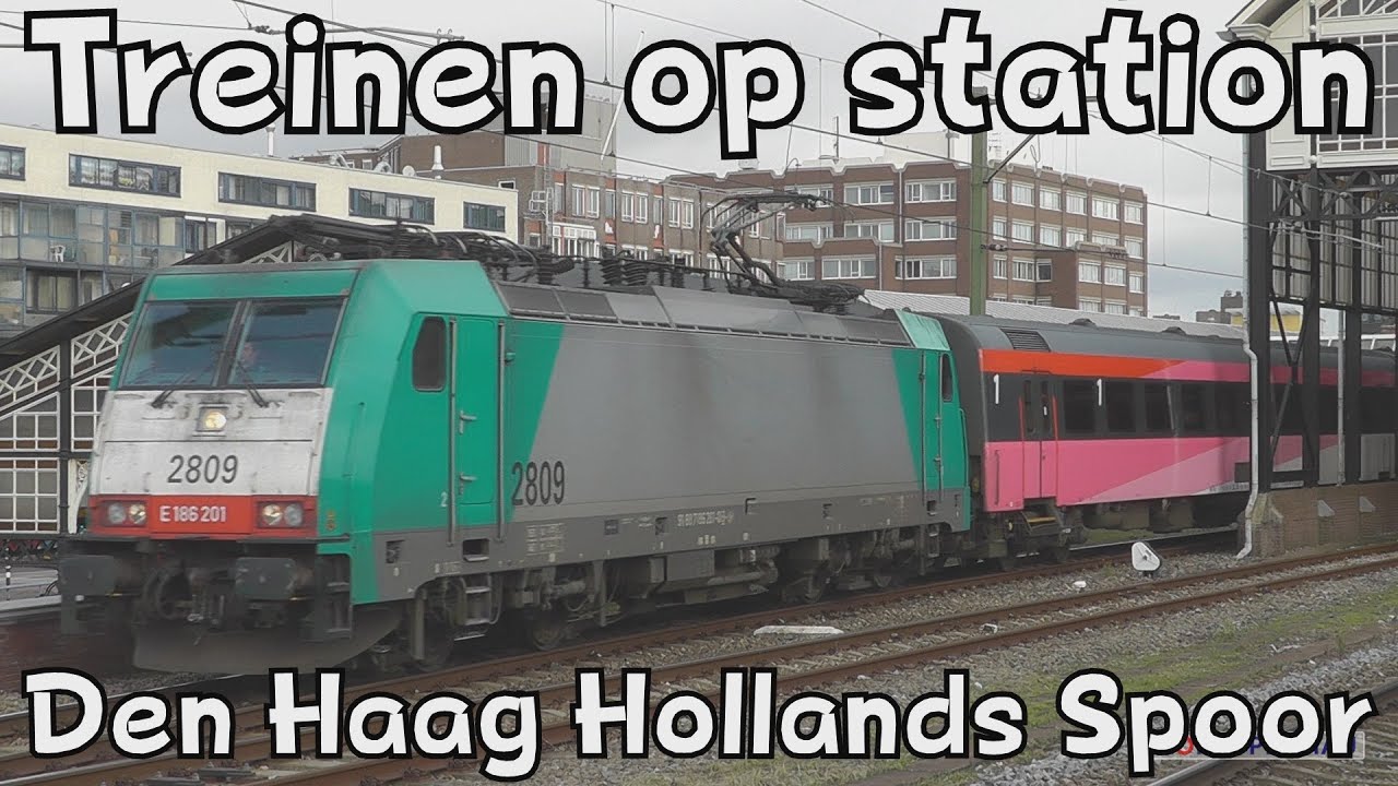 Treinen op station Den Haag HS