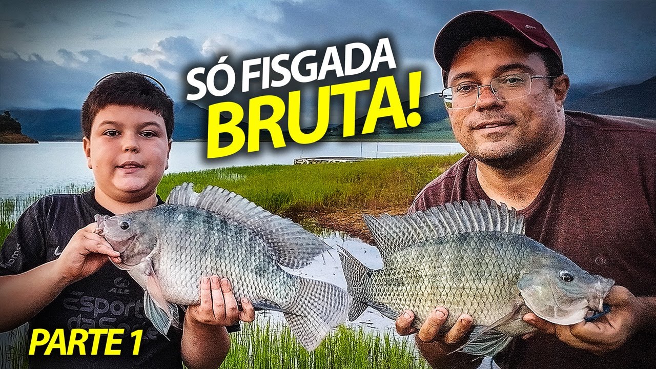 TÁ LOCO! QUE PESCARIA FOI ESSA? TILAPIAS SELVAGENS DO LAGO DE FURNAS (PARTE1)
