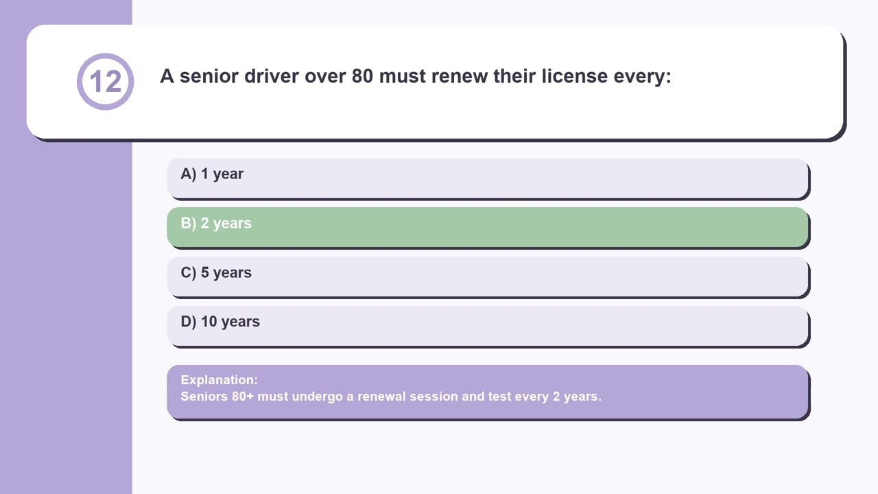 Pass Your 2026 Ontario Senior Drivers Test Fast 30 Real Questions