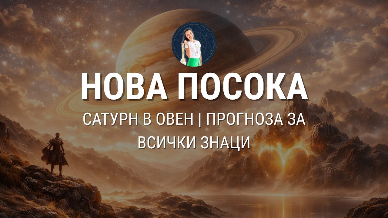 🪐Сатурн в Овен 2026–2028: Урокът, който ще промени посоката ти | Прогноза за всички знаци ✨