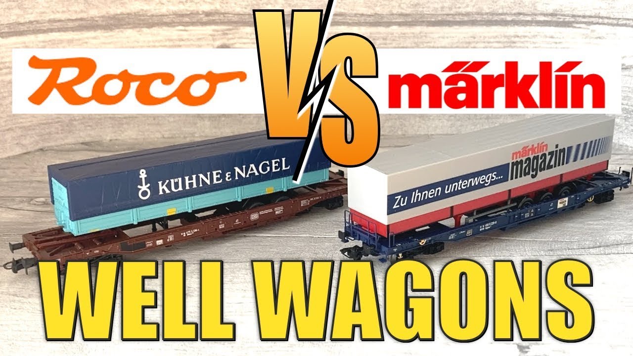 Roco vs M&auml;rklin Well Wagons - Which is best? Secondhand Model Railways Review |HO Scale
