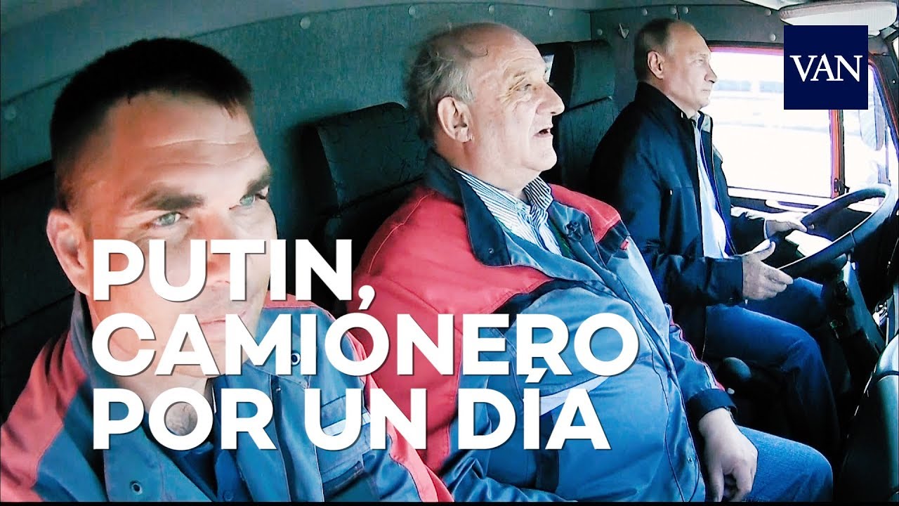 Putin entra a Crimea conduciendo un camión para inaugurar el puente que la une a Rusia