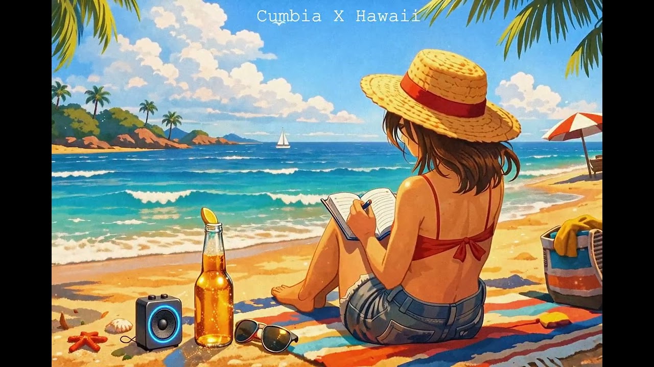Chill Cumbia × Hawaii — Calm Study & Work Session