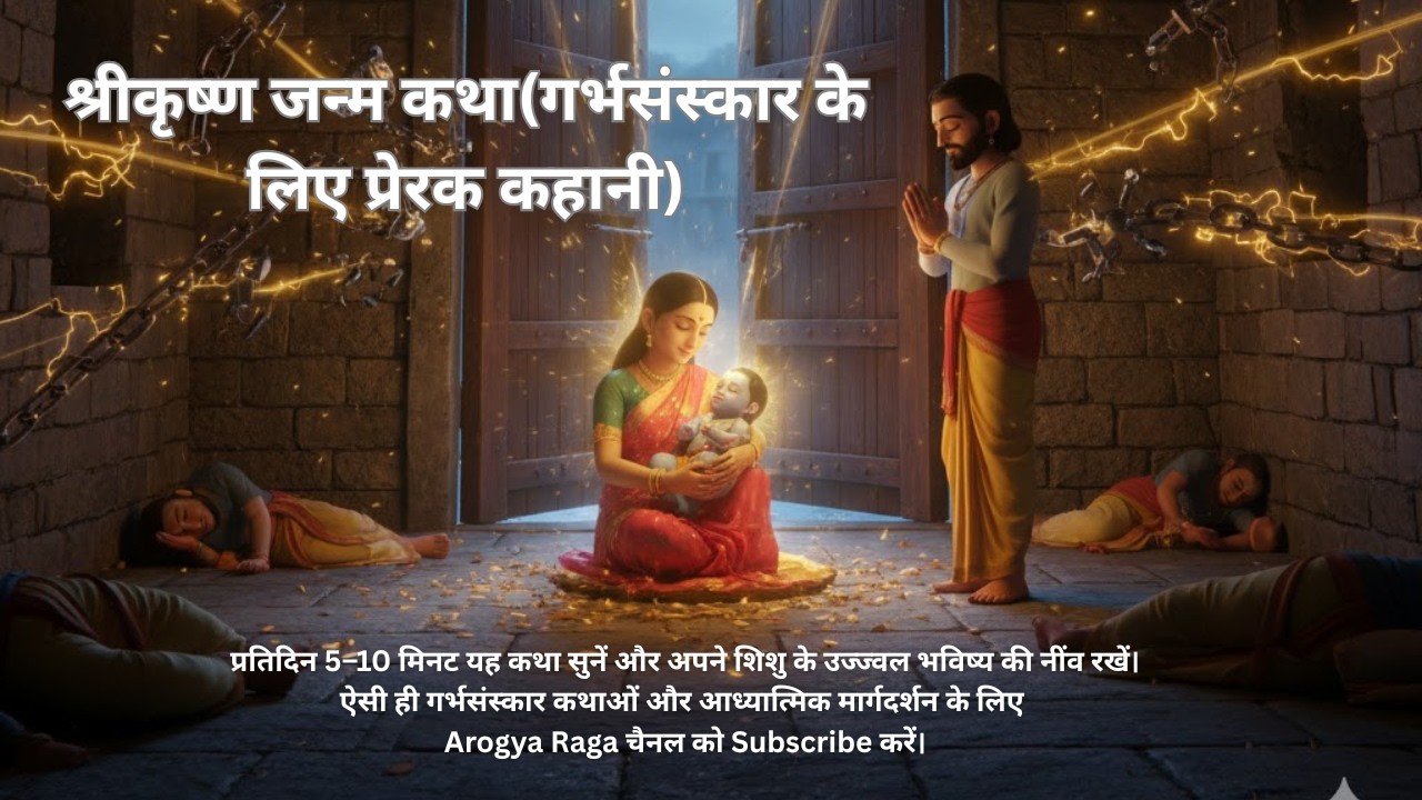 श्रीकृष्ण जन्म कथा(गर्भसंस्कार के लिए प्रेरक कहानी)