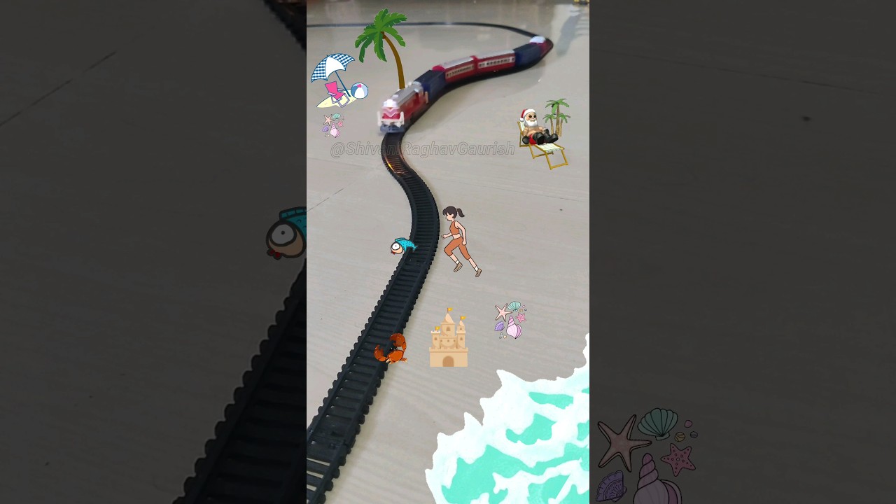 Women saw fish on the railway track & train is approaching fast | Half women Half fish(Mermaid)| USA