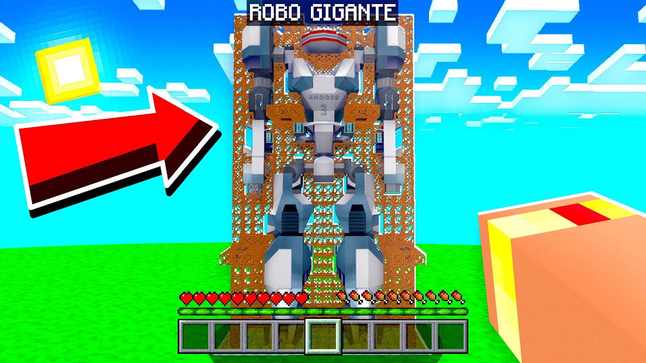 CONSTRUIMOS UM ROBÔ GIGANTE DE GUERRA no MINECRAFT‹ Koow ›