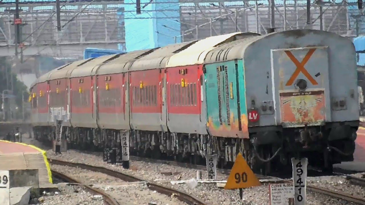 CLONE Special in DIVERTED Route | CLONE of Sanghamitra Express Indian Railways 