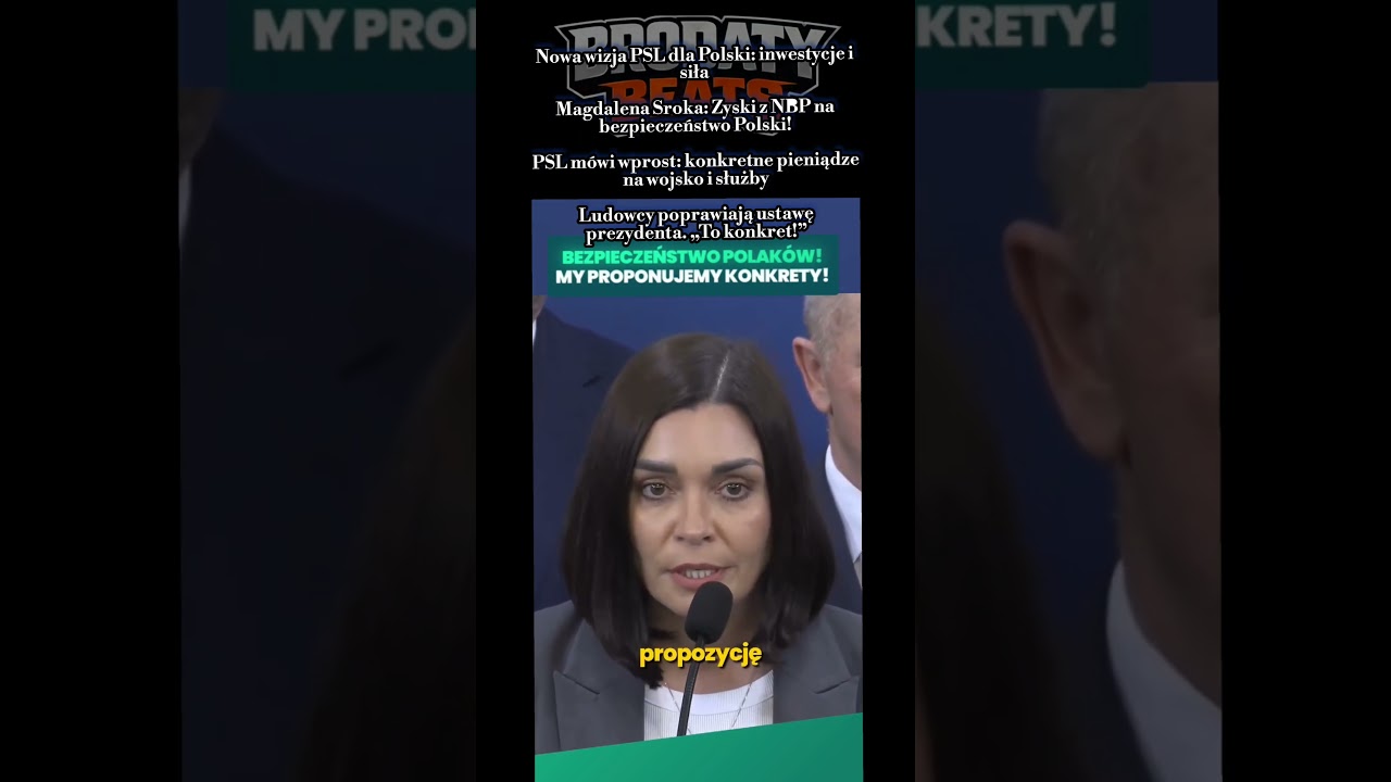 Nowa wizja PSL dla Polski: inwestycje i siła