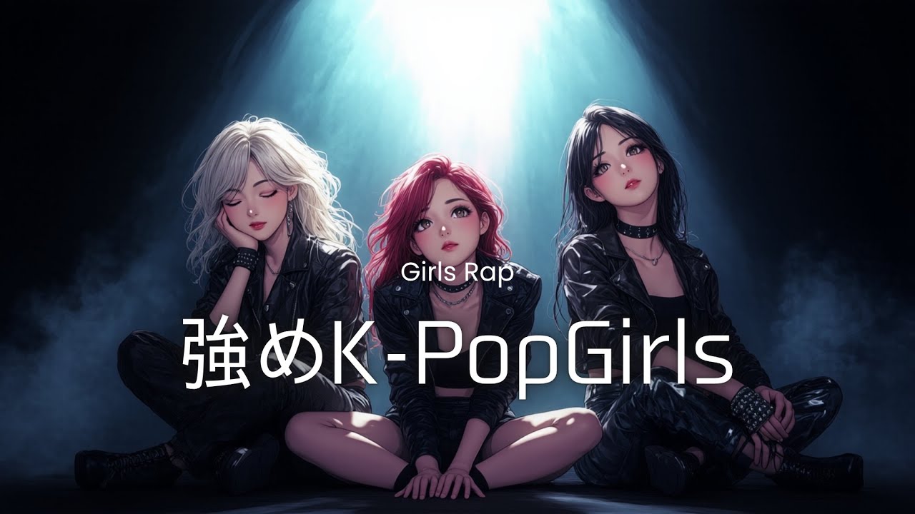 【洋楽】強めK pop Girls｜Dark Mode × Stylish Vibes｜深夜・作業・集中