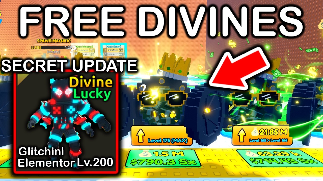 SECRET UPDATE ADMIN ABUSE + GIFTING FREE DIVINE BRAINROTS in Roblox Escape Tsunami For Brainrots