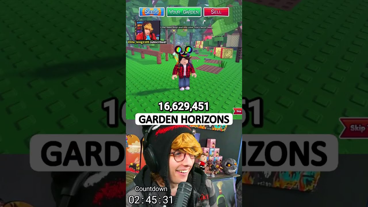 #shorts ROBLOX GARDEN HORIZONS COUNTDOWN