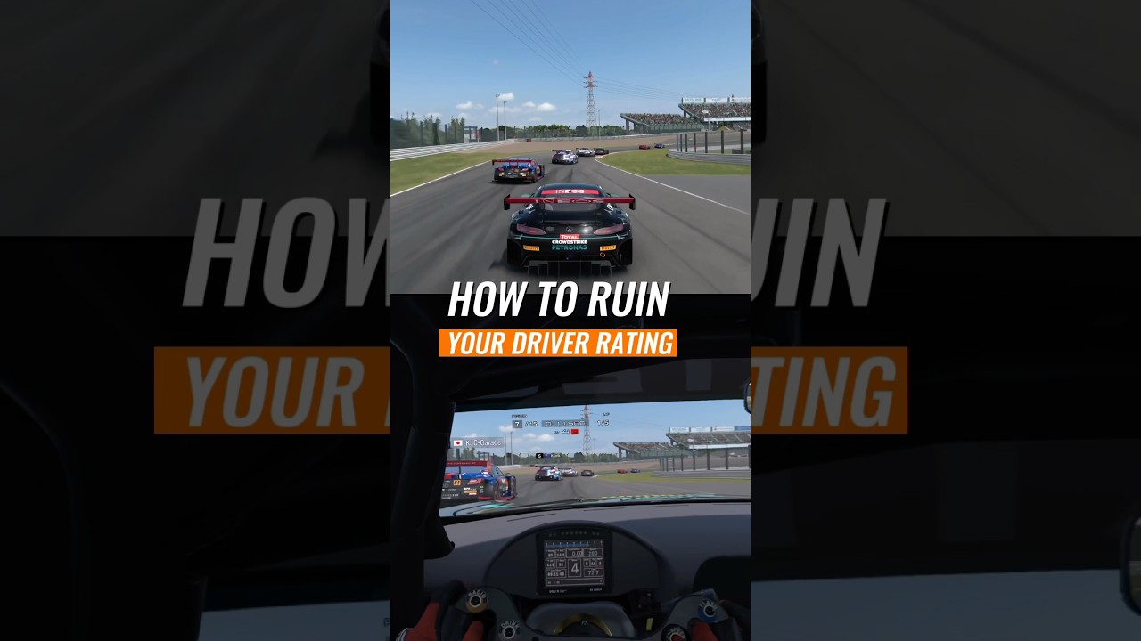 Как испортить свой рейтинг водителя в GT7 #gt7 #granturismo #simracing #vrracing #vr #psvr2