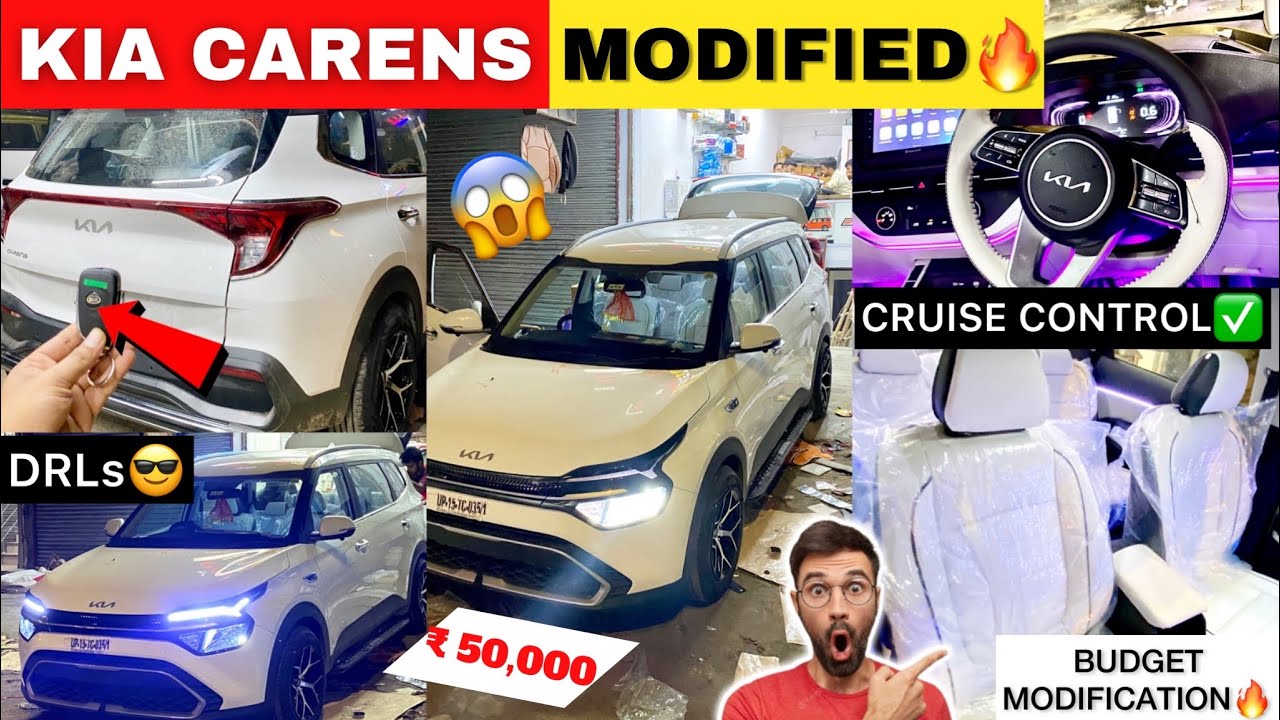 KIA Carens 2023 Modifications✅Base Model to Top इस Rate में😳NEW KIA CARRENS MODIFIED👌🏻Prestige🔥