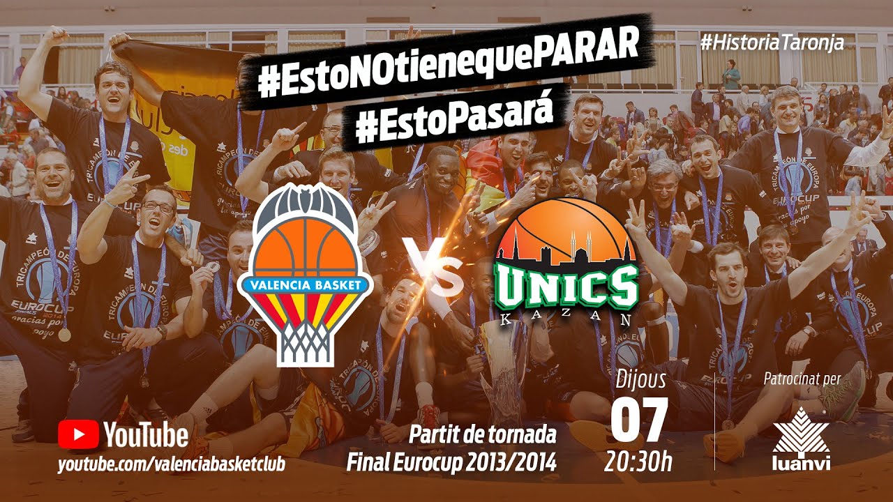 Partido de vuelta Final Eurocup 2013-14 vs UNICS Kazan #HistoriaTaronja