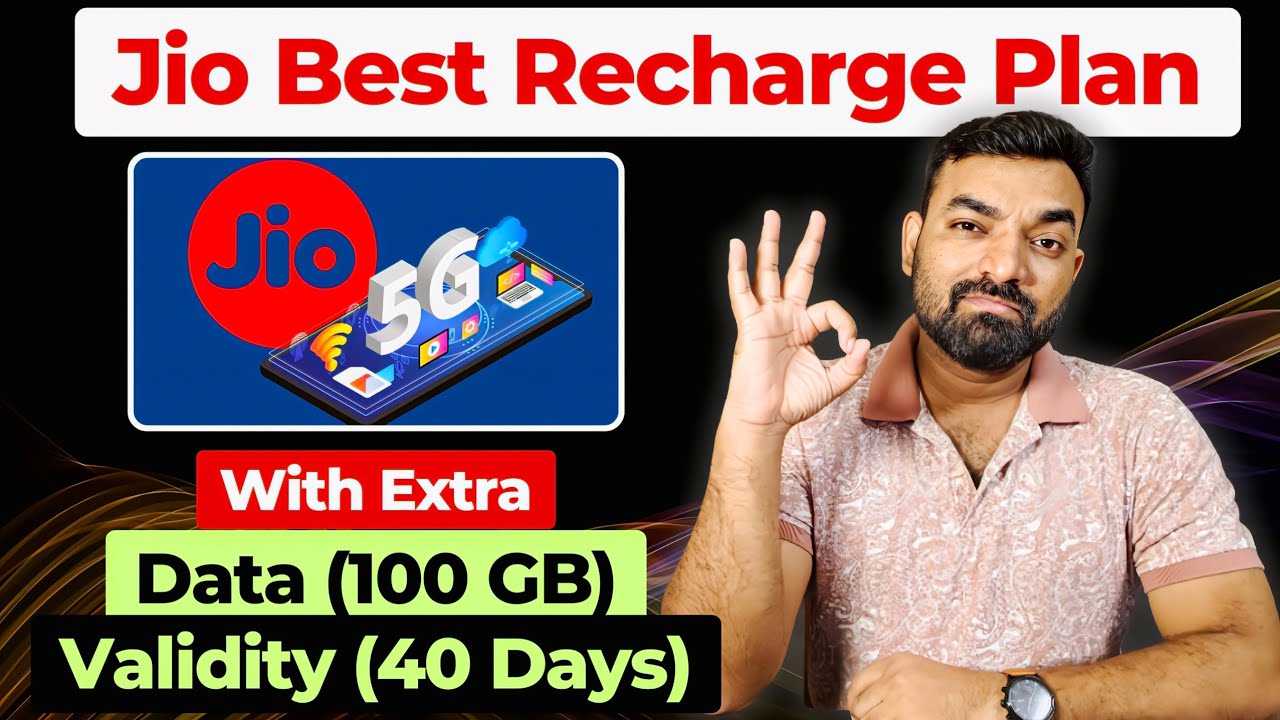 Jio Best Recharge Plan With More Data And Validity #telecomnews #jio #jio5g #jiorechargeoffers