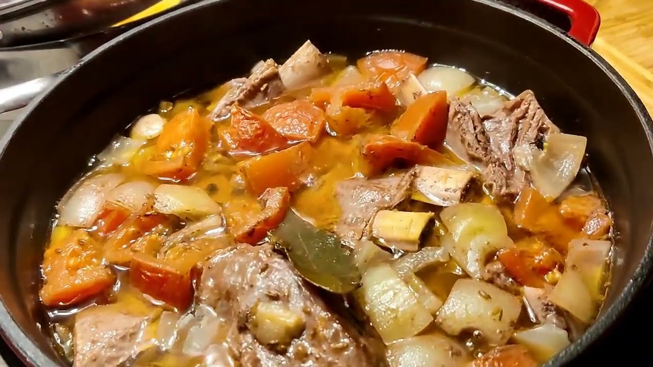 Ребра лося тушеные. Отходят от кости! Тушим с овощами