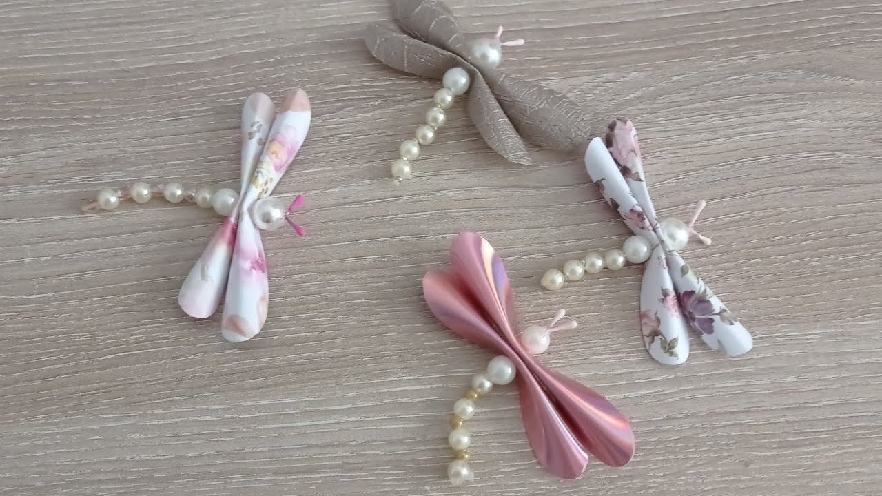 mes petites libellules (tuto)#scrapbooking#loisirscreatifs#tuto#