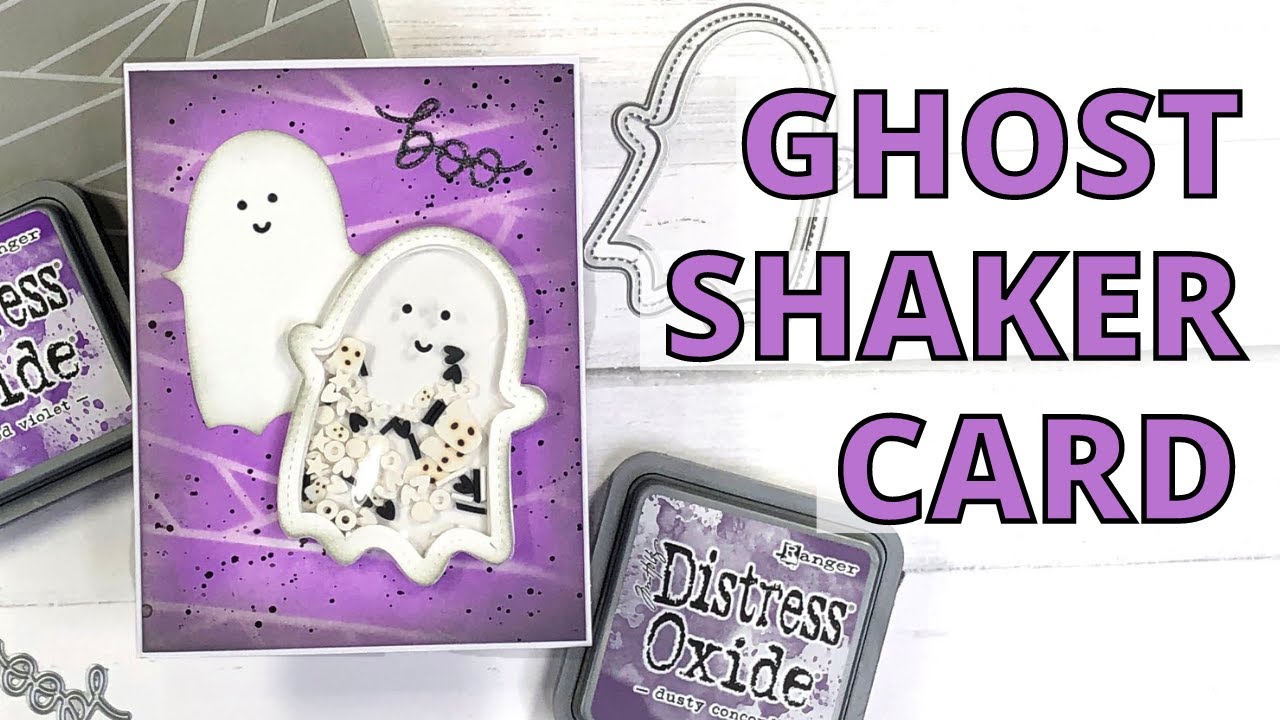 Ghost Shaker Card | Pretty Pink Posh