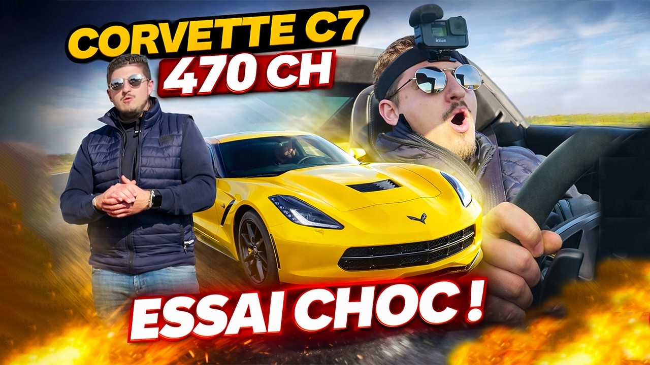 🇺🇸 CORVETTE C7 STINGRAY : PROPULSION DE 470CV 😈