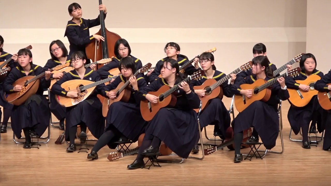 マンドリンの群れ　I Mandolini a congresso! pezzo sinfonico : Calogero Adolfo Bracco 静岡県西遠女子学園ギター・マンドリン部