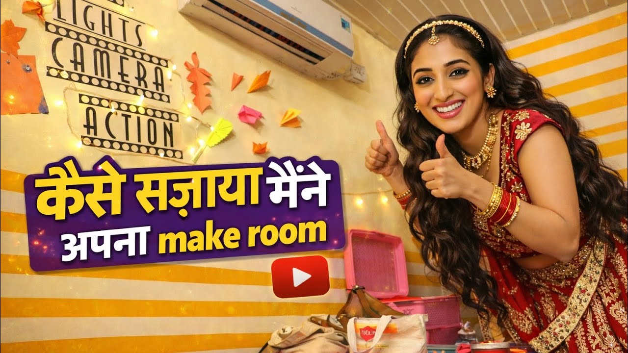 Kaise decorate kiya maine apna makeroom