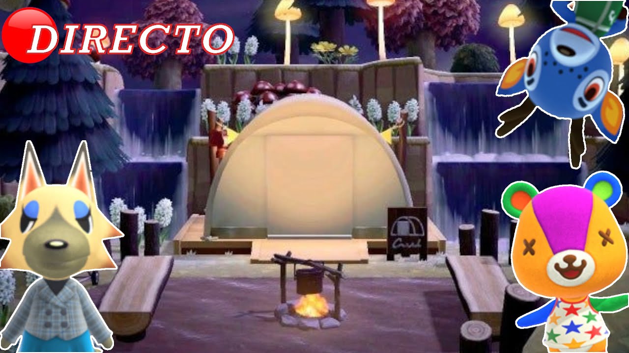 BUSCANDO VECINOS CON EL TRUCO DE LA ACAMPADA!!| Directo ||Animal Crossing New Horizons| Cabuig