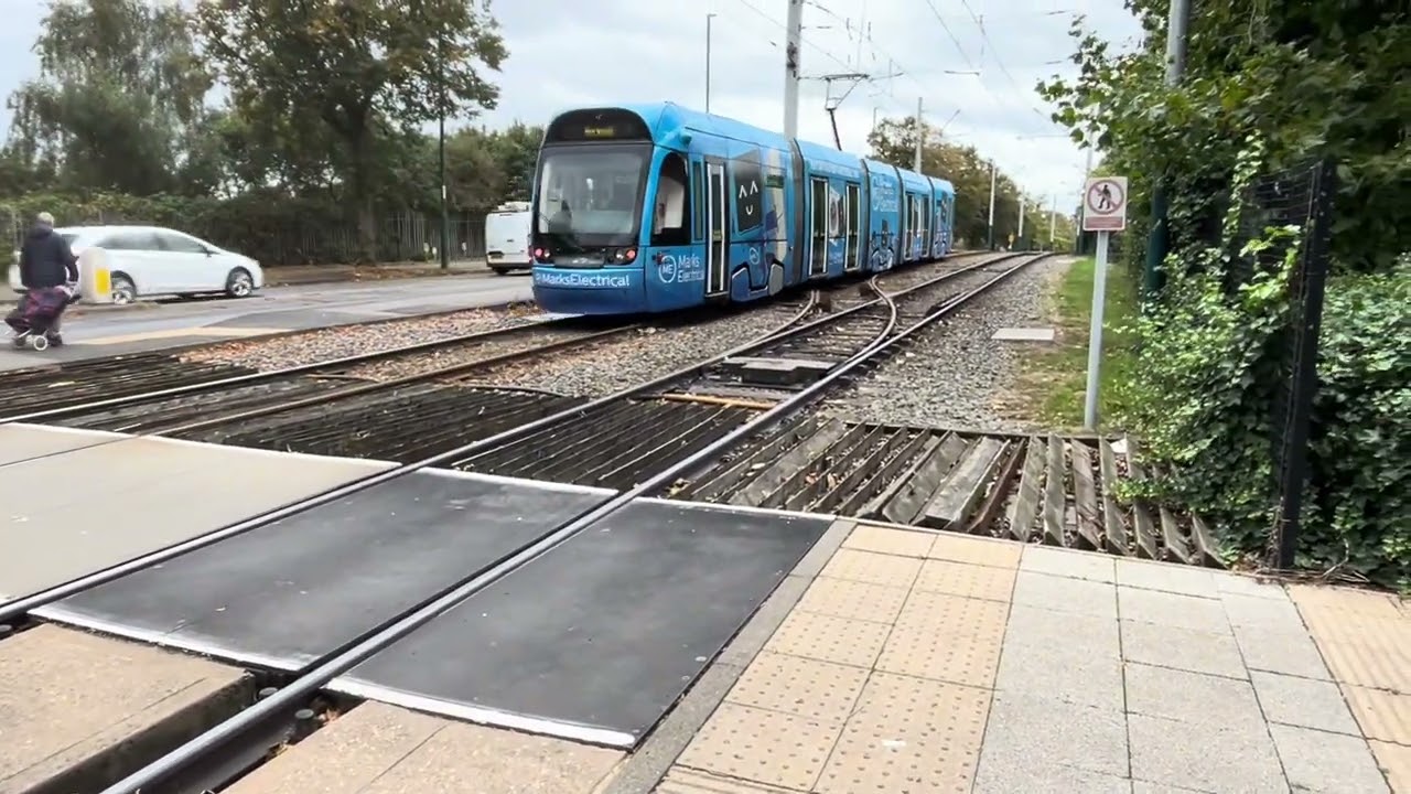 NET Trams at Wilkinson Street Nottingham 10/9/2024