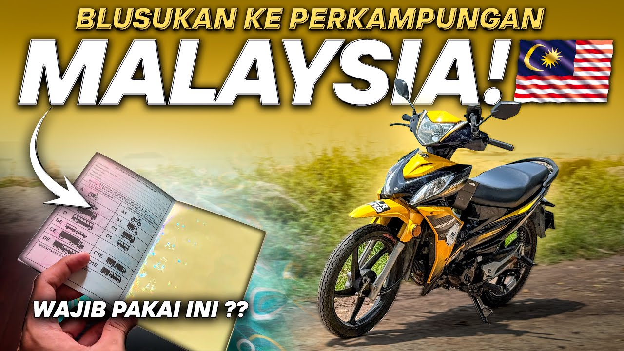 Pertama Kali Rental Motor di MALAYSIA! Apa Syaratnya??