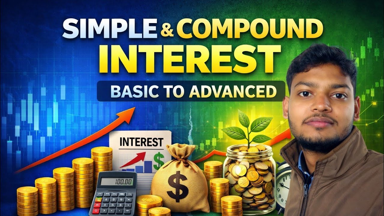 SI and CI basic to advanced || Simple and compound interest  | 50 important questions series 