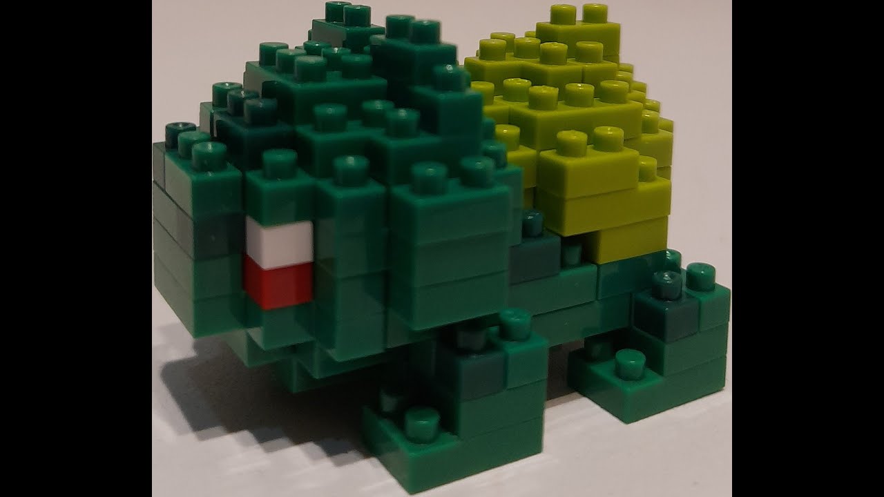 nanoblock pokemon bulbasaur build
