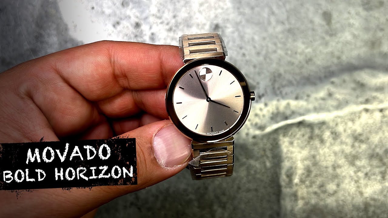 Movado Bold Horizon 34mm Rose Gold Plated  3601089