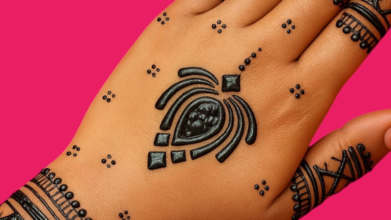 New stylish back hand mehndi design | Easy &simple mehndi design| Mehndi ka design| mehndi |mehandi 