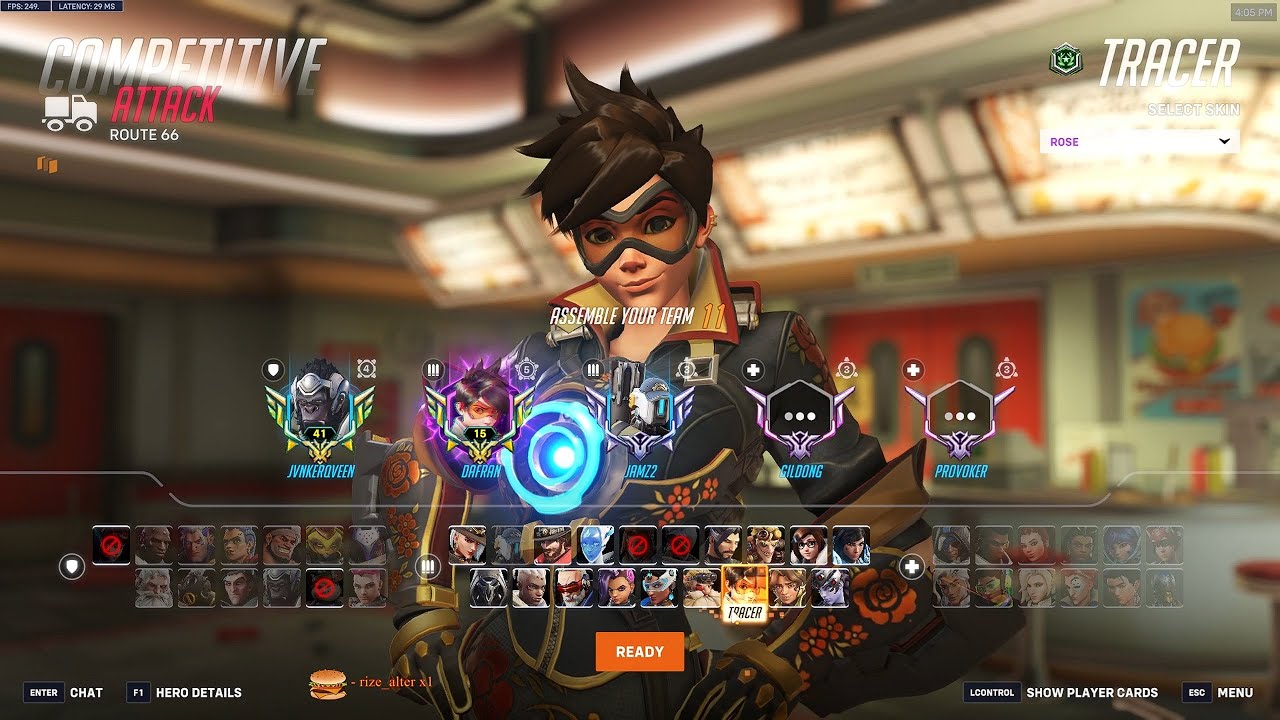 top 0.1% TRACER - DAFRAN TRACER SEASON 19 GAMEPLAY