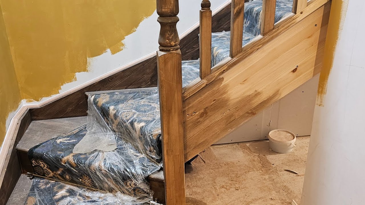 How to build under stairs storage unit, no handles 