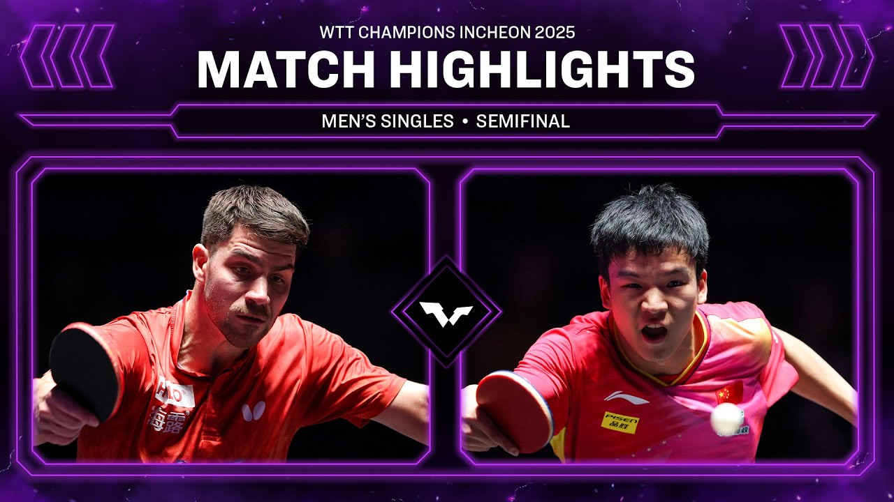 Patrick Franziska vs Xiang Peng | Match Highlights | #WTTIncheon 2025