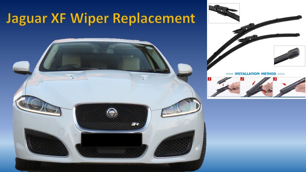 Как заменить щетки стеклоочистителя на вашем Jaguar XF