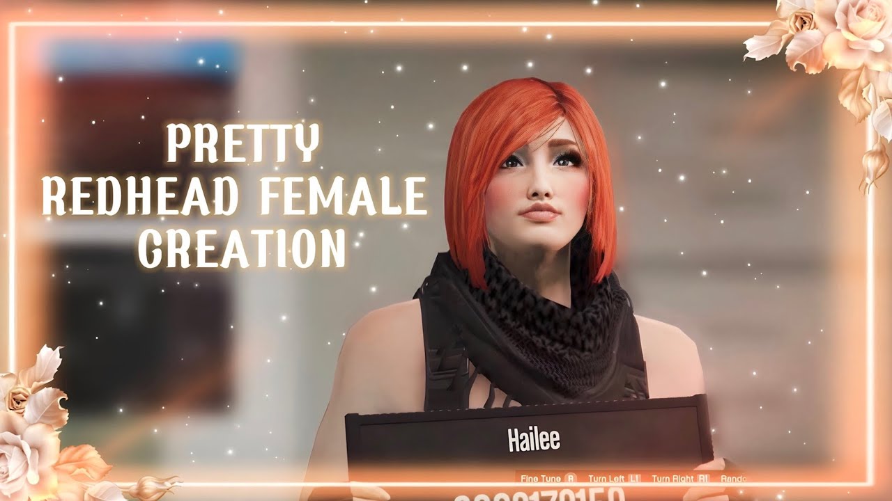 GTA V | PRETTY REDHEAD FEMALE CHARACTER CREATION 🧡