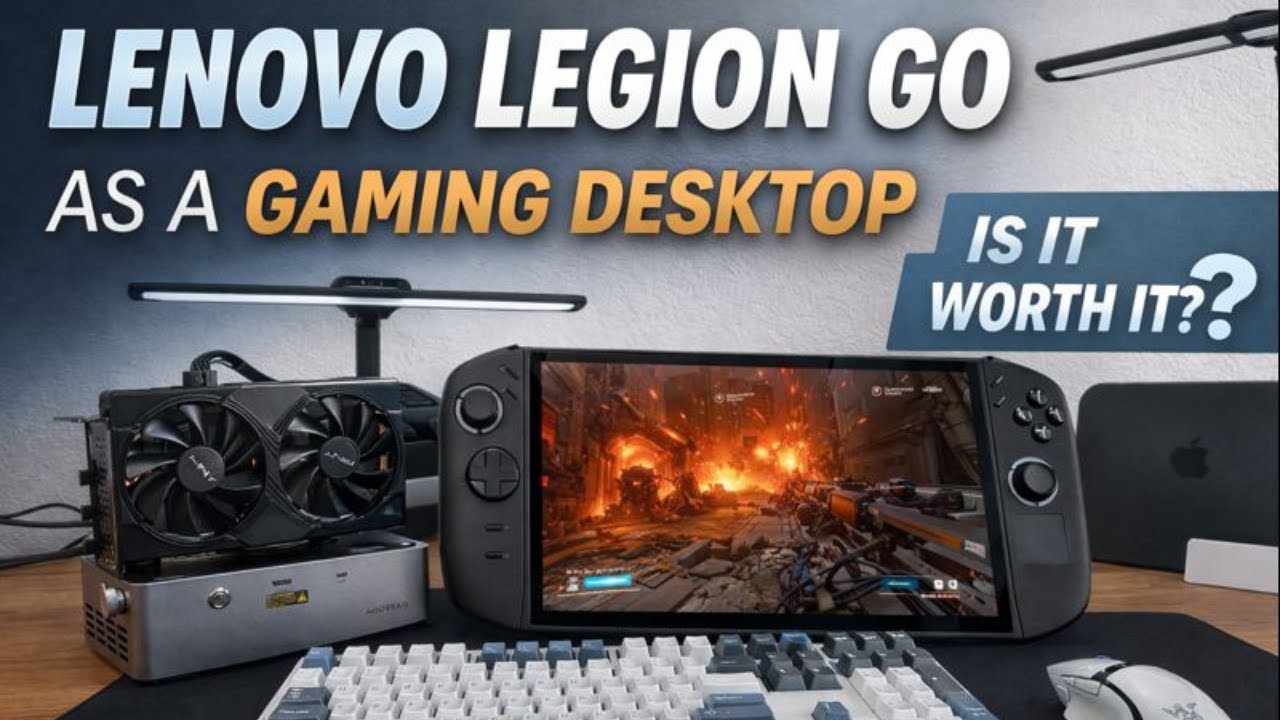Lenovo Legion Go 2 as a Gaming Desktop… Insane Results with the EGPU!