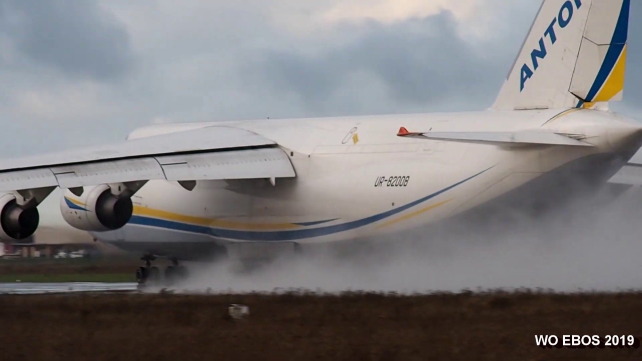 Antonov AN-124 Antonov Airlines Ostend Airport 12 nov 2019