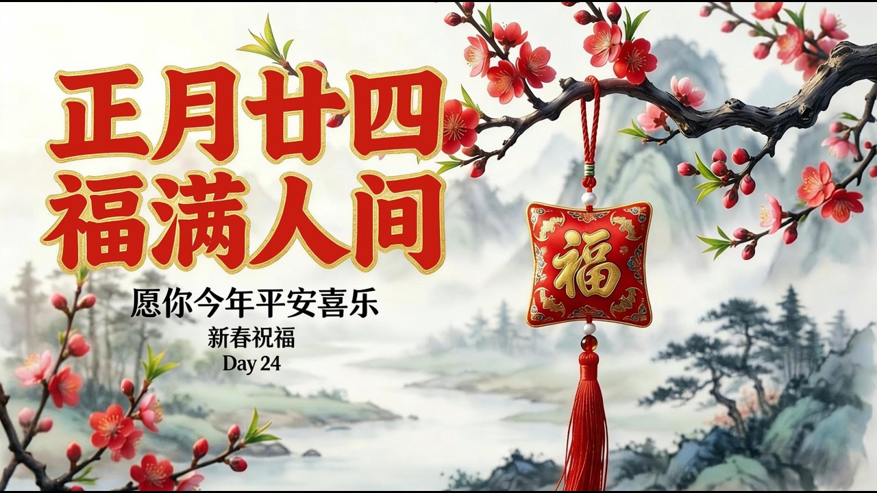 《正月廿四·福满人间》半得半失半圓滿，這才是人生最好的狀態