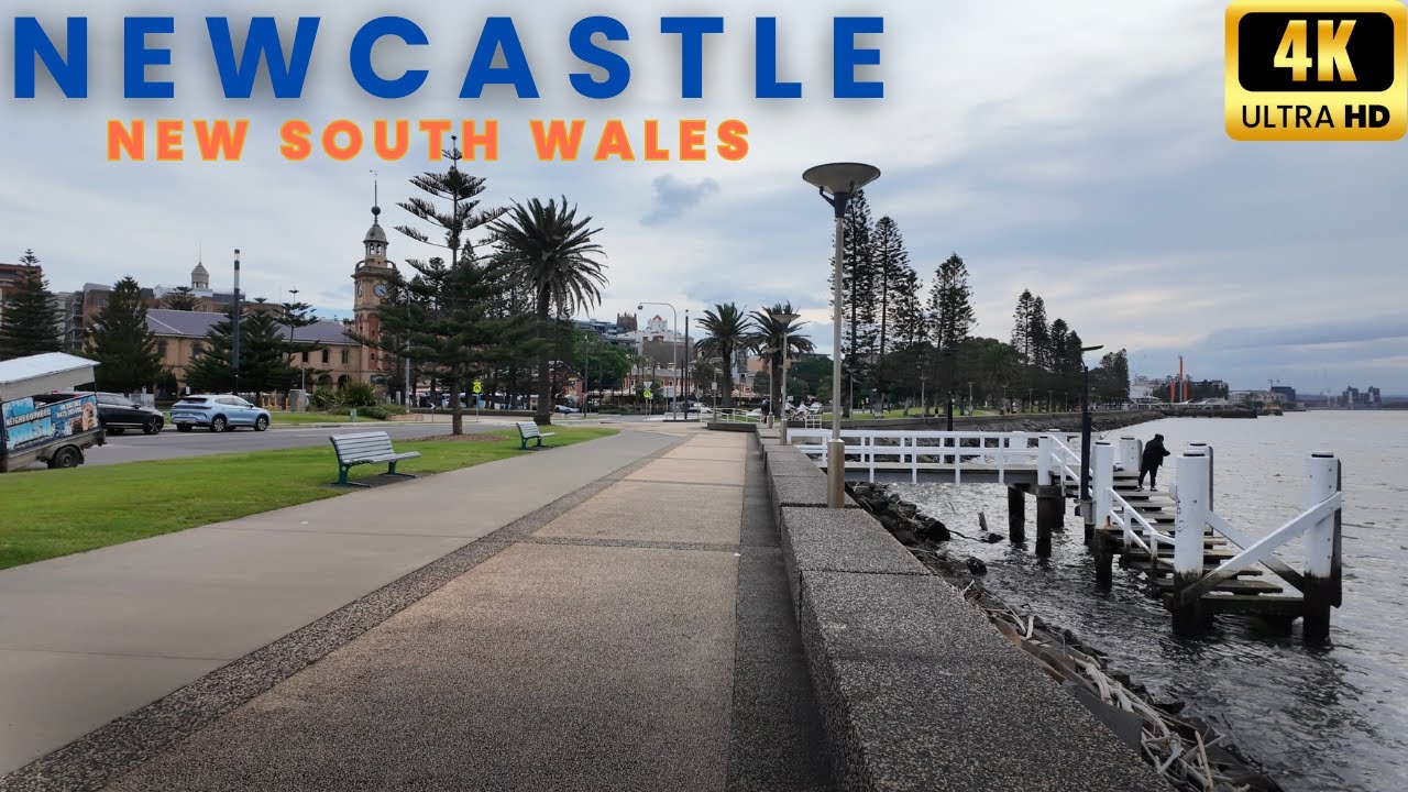 Newcastle, Australia Walking Tour | 4K 60FPS