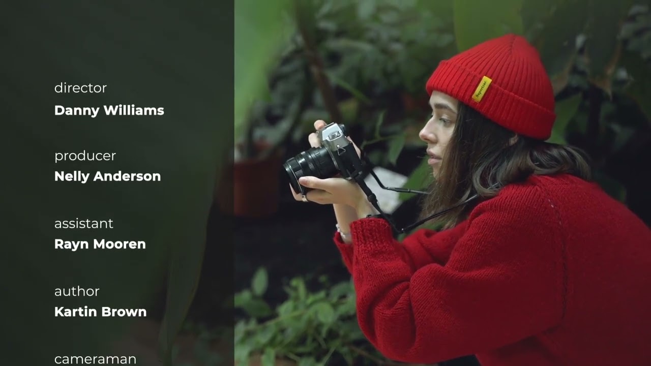 Credits for Premiere Pro