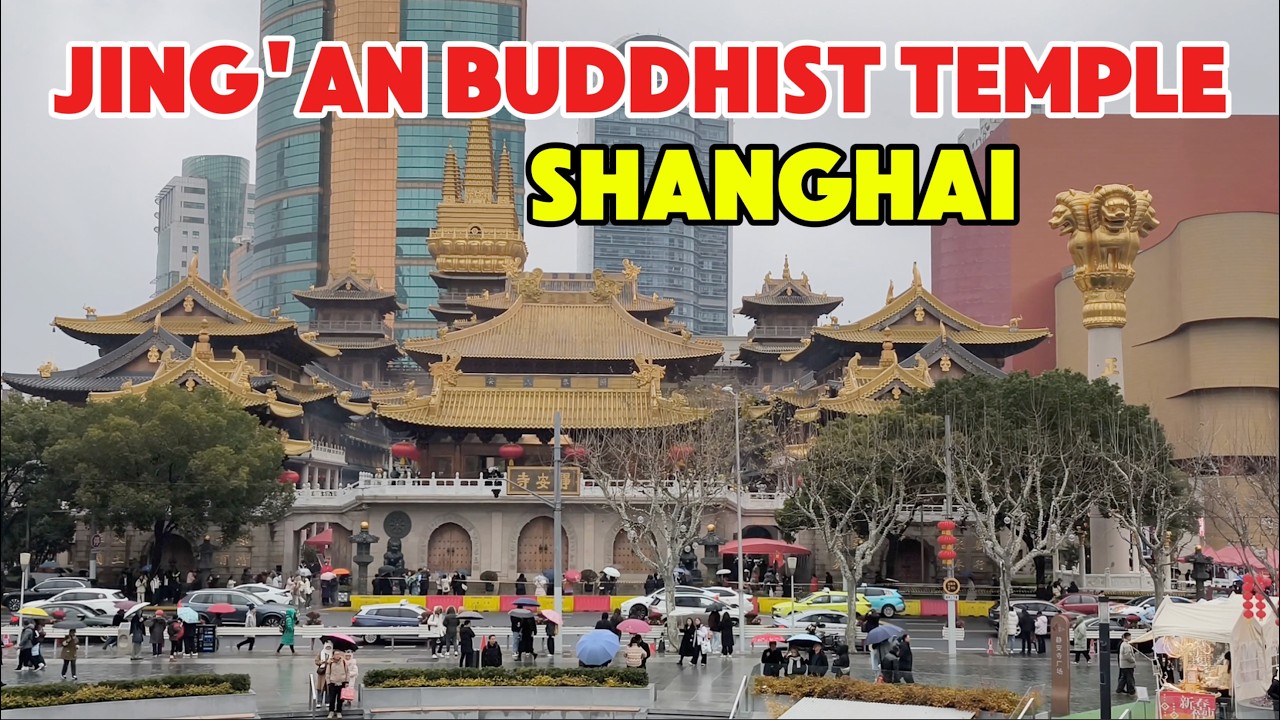 Jing'an Buddhist Temple in Shanghai is a must see 🇨🇳🇨🇳🇨🇳