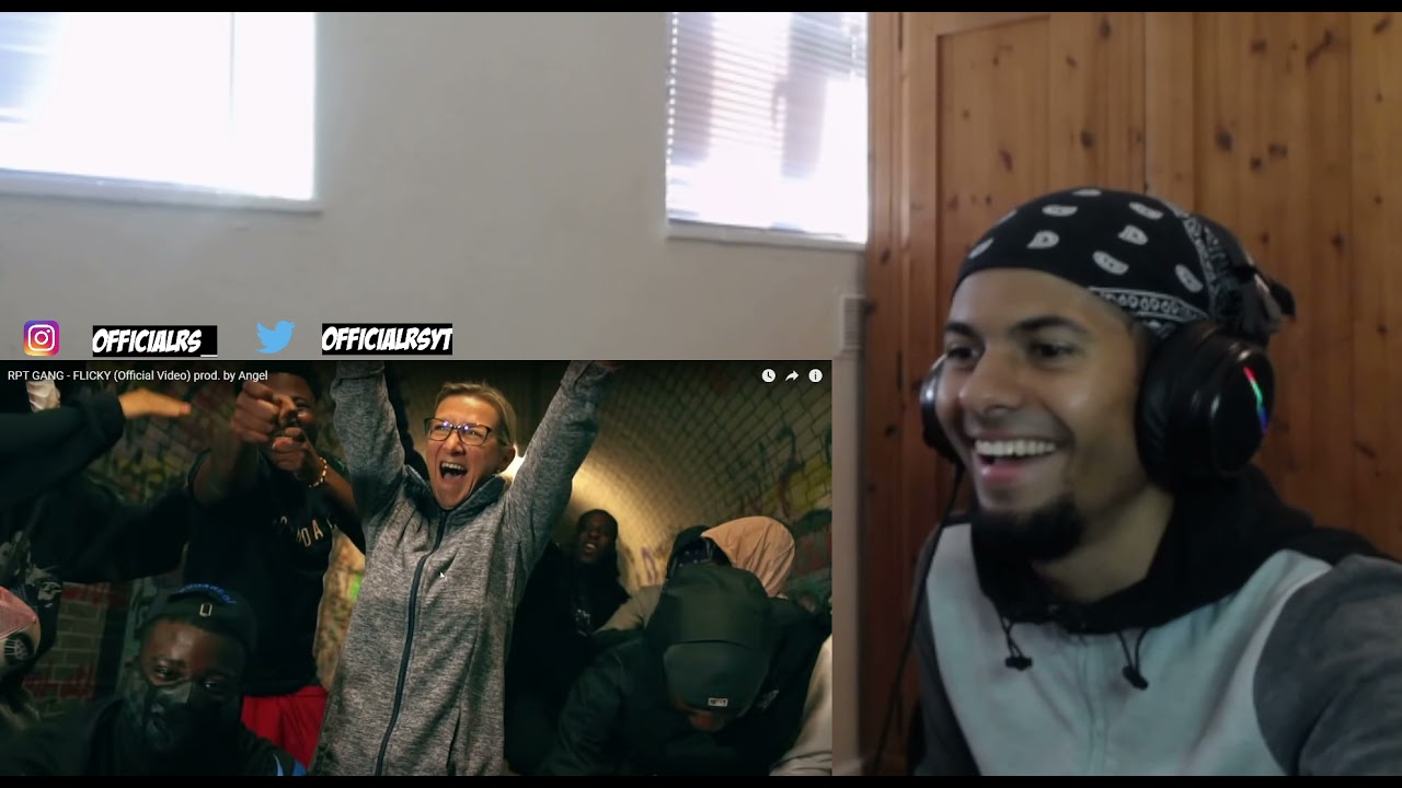 DANGEROUS WIT IT! *UK REACTION* RPT GANG - FLICKY (Official Video) prod. by Angel #GERMANDRILL