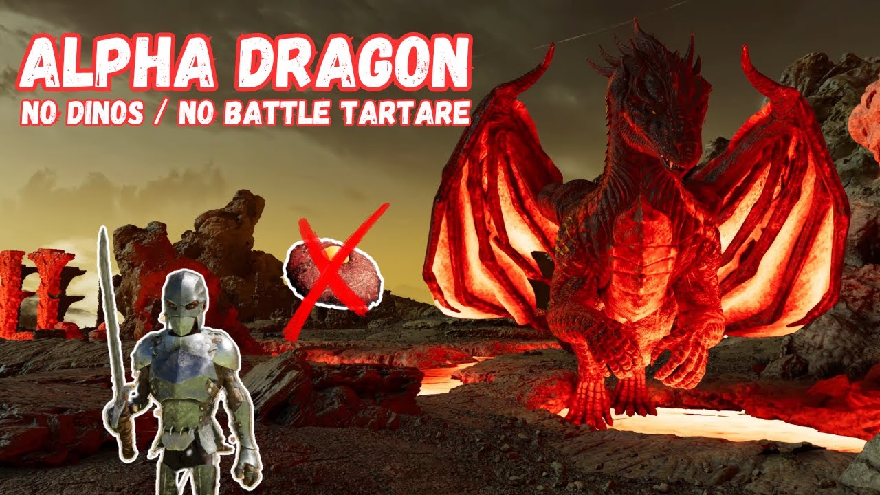ASA - Easy DUO ALPHA Dragon With NO DINOS - Official Servers (ARK: Survival Ascended) 4K
