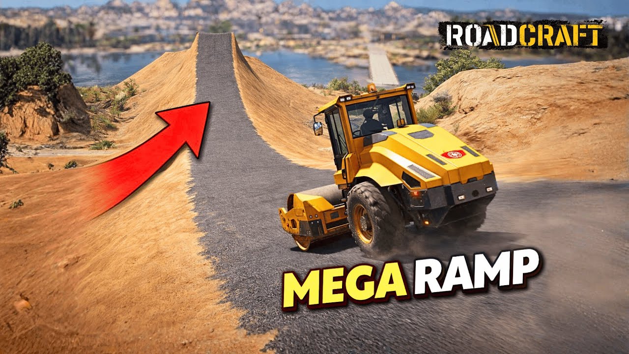 I Tried to Build a Mega Ramp in RoadCraft - This Is How It Ended!