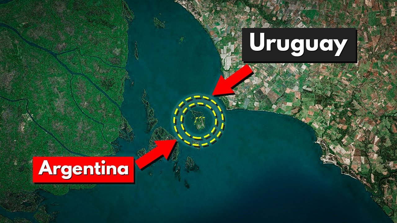 La isla disputada entre Argentina y Uruguay
