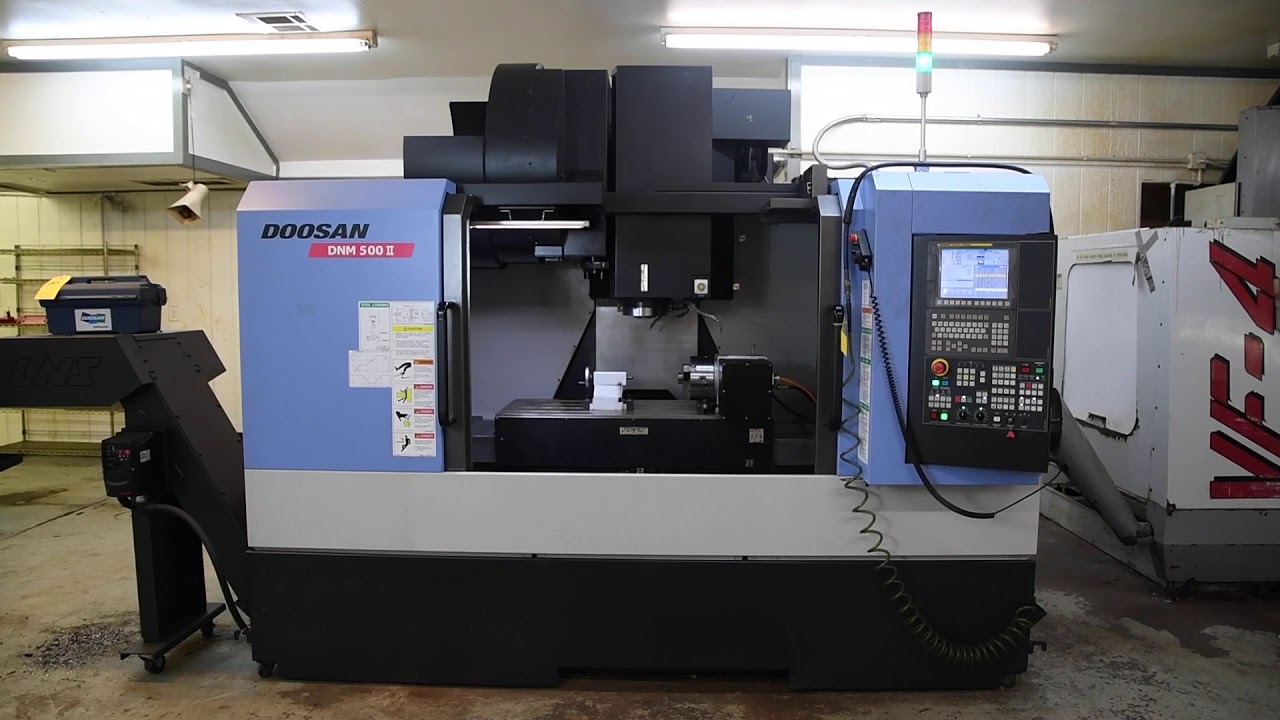 2015 Doosan DNM 500 II with 4th axis