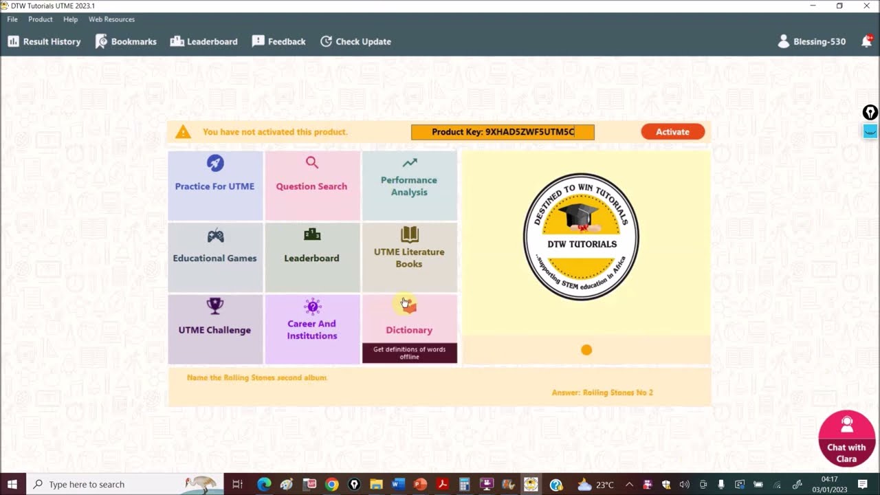 How to activate DTW CBT APP for Exam Practice (JAMB,WAEC,BECE,NCEE)