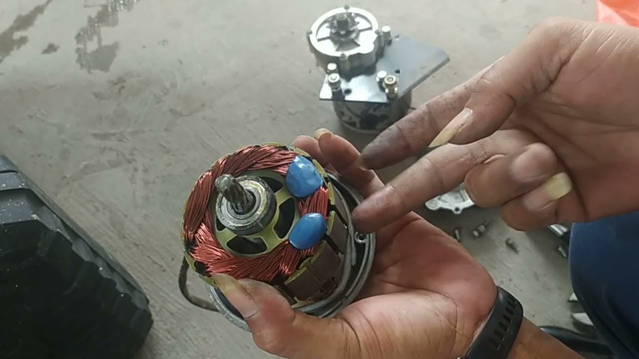 cara bongkar motor DC 24 volt low speed